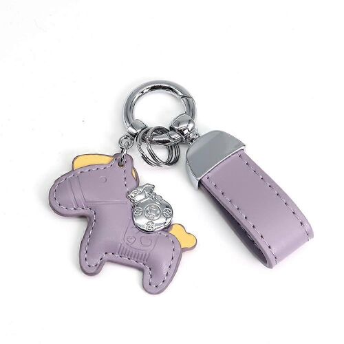Porte-cl¿¿s universel en forme de poney, porte-cl¿¿s mignon en forme de poney, porte-cl¿¿s pour sac ¿¿ dos, pour femmes et filles