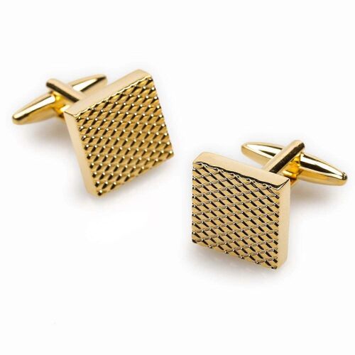 Boutons De Manchette Marseille En Or Rhodi¿¿ Pour Homme - Accessoires ¿¿L¿¿Gants Pour Smoking, Style Classique