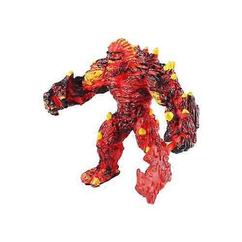 Figurine Articul¿¿E Troll Magma, Mod¿¿Le Mythologique Peint ¿¿ La Main Avec Bras Rotatifs Et Armes Amovibles, Jouet De Collection Bleu Pour Enfants De 3 Ans Et Plus