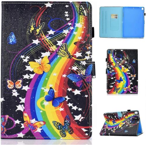 ¿¿tui de protection en cuir PU pour iPad 10,2 pouces et iPad 7e g¿¿n¿¿ration, avec rabat, support, fente pour cartes et fonction veille/r¿¿veil automatique. Compatible avec les iPad d'Apple.