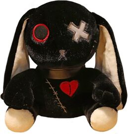 Peluche effrayante de 30 cm, d¿¿coration d'Halloween pour int¿¿rieur, style terrifiant