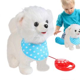 Jouet chien qui marche pour les tout-petits, peluche ¿¿lectronique qui aboie, compagnon en peluche interactif pour la maison