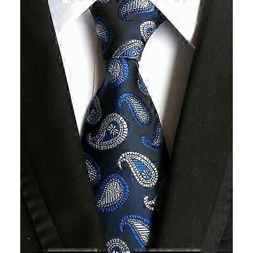 Cravate ¿¿ Carreaux Cachemire Rouge Et Noire En Soie Jacquard, 8 Cm, Pour Homme, Id¿¿Ale Pour Les Affaires Et Les Mariages. Accessoires Et Cadeaux.