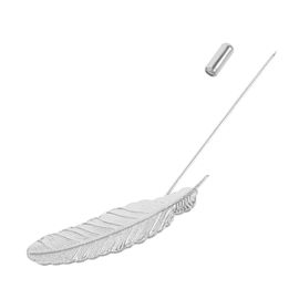 Broche Feuille Pour Homme - ¿¿Pingle De Col ¿¿L¿¿Gante, Accessoire De Costume, Broche En M¿¿Tal Durable Pour Tenue Formelle