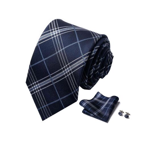 Ensemble Cravate Et Pochette Pour Homme - Cravate Classique En Soie Et Pochette Assortie Pour ¿¿V¿¿Nements Formels, Affaires Et Mariages