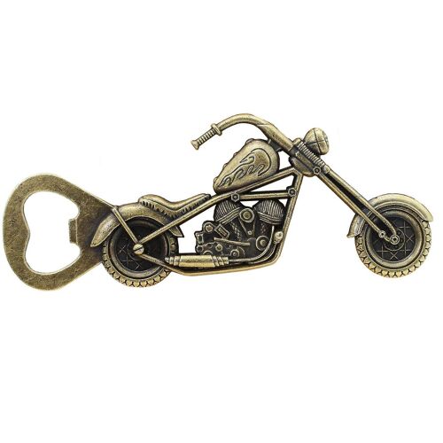 Ouvre-Bouteille Vintage En Bronze Pour Moto