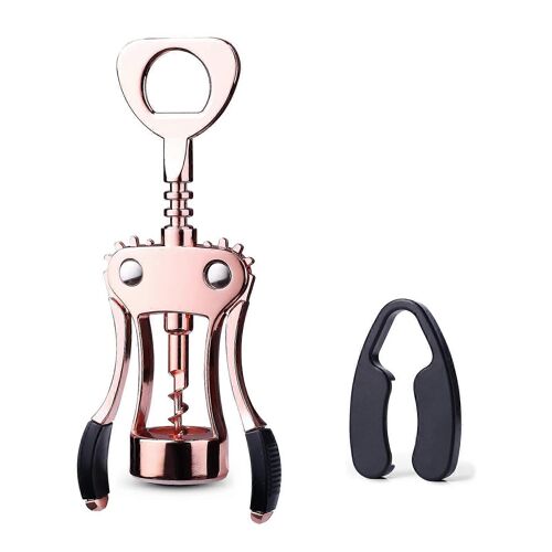Ouvre-Bouteille Multifonction En Alliage De Zinc, Design Durable Et ¿¿L¿¿Gant, Compatible Avec Toutes Les Bouteilles De Vin.