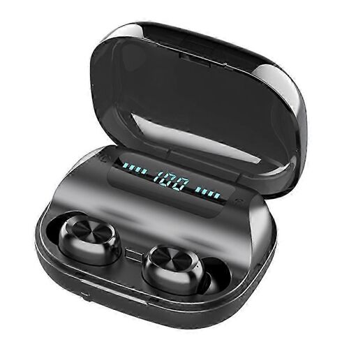 ¿¿couteurs intra-auriculaires Bluetooth 5.0 sans fil st¿¿r¿¿o avec microphone int¿¿gr¿¿ pour le sport.