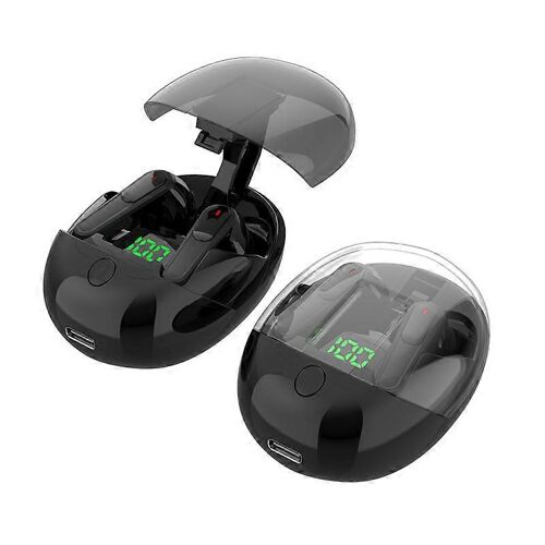 ¿¿couteurs intra-auriculaires Bluetooth True Wireless Pro One avec affichage num¿¿rique, noirs