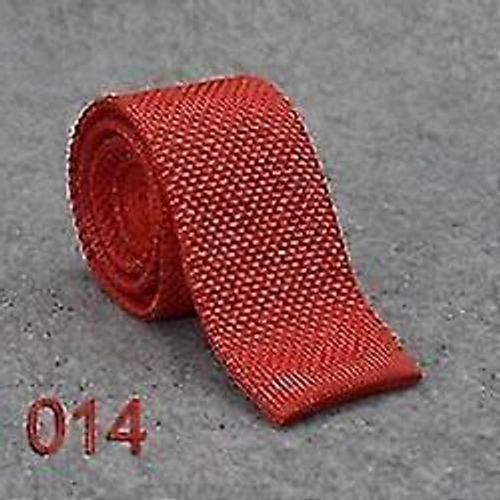 Cravates Tricot¿¿Es Fines Huishi Pour Hommes, 5,5 Cm, Coloris Unis Noir, Blanc, Gris, Bleu Et Bordeaux.