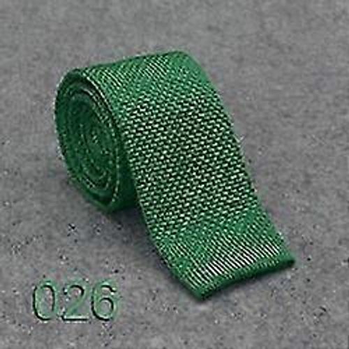 Cravates Tricot¿¿Es Fines Huishi Pour Hommes, 5,5 Cm, Coloris Unis Noir, Blanc, Gris, Bleu Et Bordeaux.