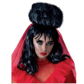 Smiffys Beetlejuice, Perruque De Lydia, Cheveux Mi-Longs Avec Frange