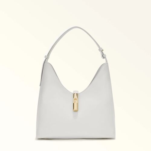 Furla Sac Bandoulière M Goccia Cuir Blanc
