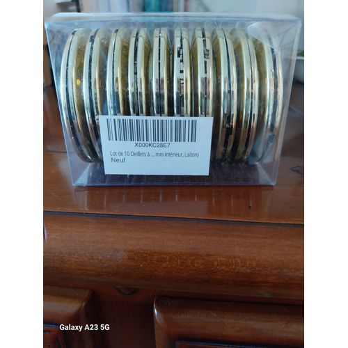 Oeillets rideaux à clipser