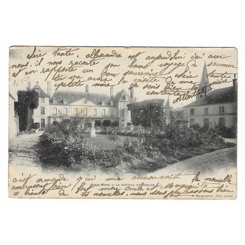 Carte Postale Athis-Mons , Le Château Et L'Église , 25.1.03 ( 1903 )