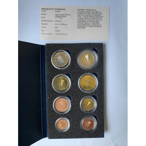 Coffret Série 8 Pièces Euros Irlande