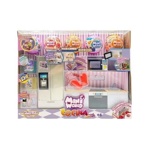 Playset de cuisine miniature - Bizak - 30x7.3x38 cm - Multicolore - Cuisine détaillée