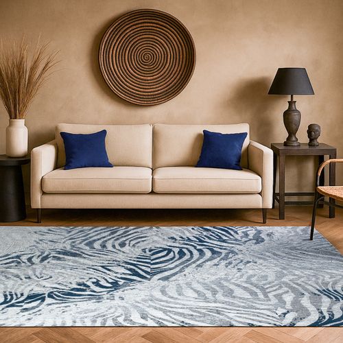 Lola&moi Tapis Kenian Sky (Blue80 X 150 Cm)