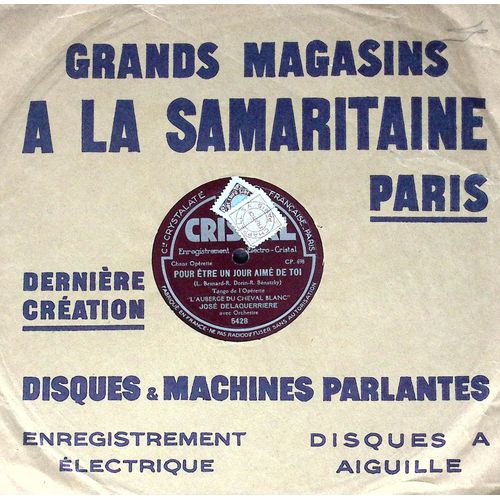 L 'Auberge Du Cheval Blanc - José Delaquerriere - Pour Etre Un Jour Aimé De Toi - Tout Bleu Tout Bleu