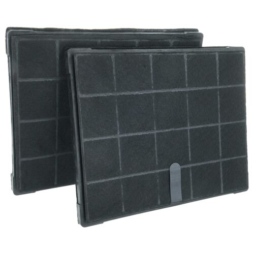 vhbw 2x Filtres à charbon actif remplacement pour Whirlpool 481248048198, KFBK-2, GZD0667, AZD0667, AFFCAF16 pour hotte aspirante