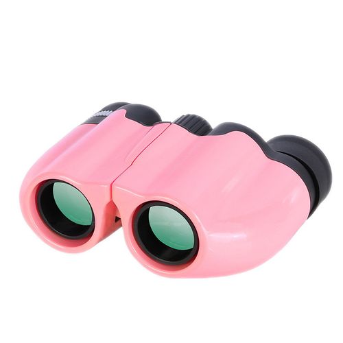 Jumelles 10x22 à vision nocturne scintillante HD pour le camping et les activités de plein air, roses