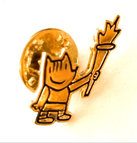 Pins Jeux Olympiques Mascotte Cobi Barcelone 1992 / Base Argentée