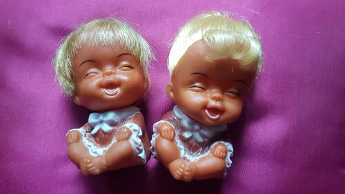 Lot de 2 poupées japonaises Moody Cuties années 60/70