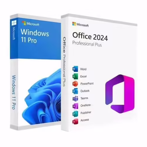 Windows 11 PRO + Office 2024 Pro Plus - Clés Activation À VIE - LIVRAISON IMMÉDIATE EMAIL (1 PC)