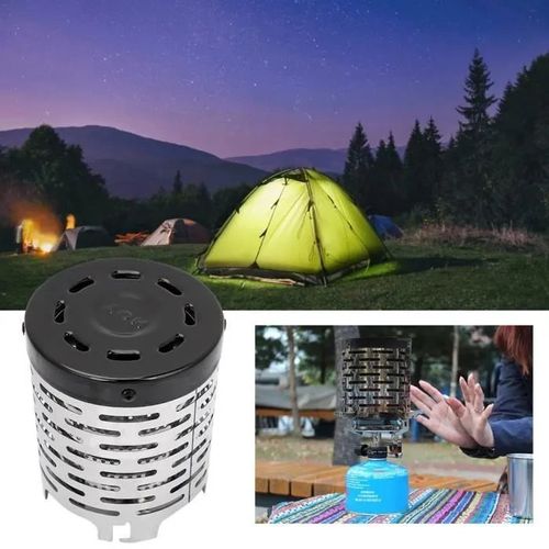 Couverture De Chauffage De Tente En Acier Inoxydable Pour Camping En Plein Air, Mini Poêle De Chauffage Plus Chaud Pour Le Camping