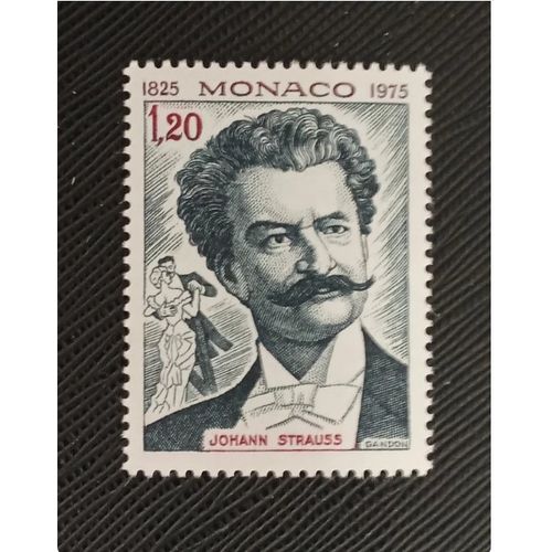 Timbre Monaco Y T 1042 Johann Strauss (1825-1899), Centenaire De La Naissance 1975 ( 070809 )