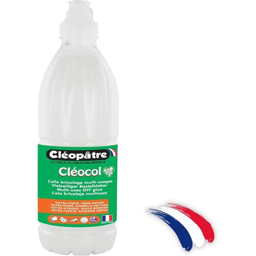 JEXNOVASHOP-CC1L - Cléocol - Colle Blanche multi usage - Flacon de 1 Kg