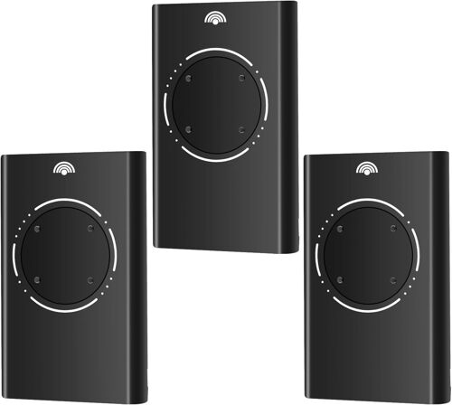 Jexnovashop-3 X Émetteurs De Portail 868 Mhz À 4 Canaux ¿ Compatibles Avec Les Modèles Xt4 868 Slh Lr, Xt2 868 Slh Lr, Xt4/Xt2 868 Slh ¿ Remplacement Pour Télécommande Pour Automatisme De Porte Et Ga