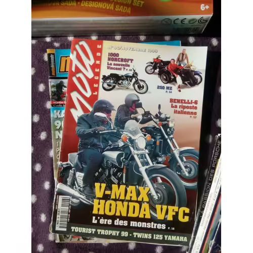 Moto Legende 96 De 1999 Terrot 350 Hst,Honda Vfc1100,Yamaha Vmax 1200,Benelli 750 Sei,Mz 250 Es2 Trophy,Norcroft 1000 Interceptor,Maingret,Lucer Triporteur,Yamaha 125 Bicylindres