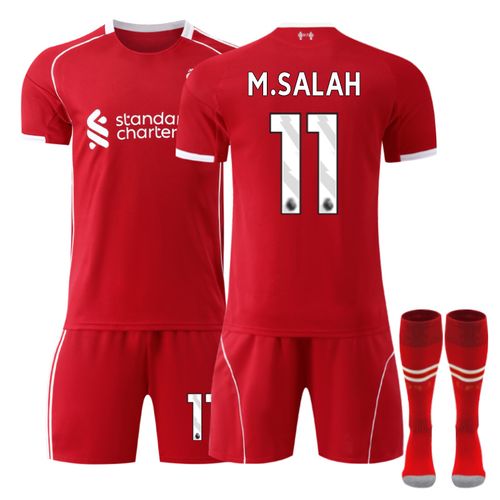 Maillot Liverpool Domicile 25/26 #11 M. Salah Ensemble Football