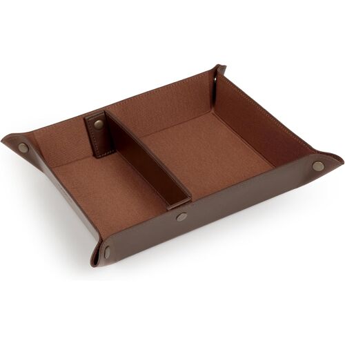 Jexnovashop-Vide Poche En Cuir - Boîte De Rangement Pratique Pour Portefeuilles, Montres, Clés, Pièces De Monnaie, Téléphones Cellulaires Et Équipement De Bureau