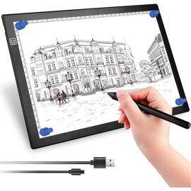 Tablette lumineuse dessin enfant,Tableau Mémo Lumineux LED Moyen 7.9 x