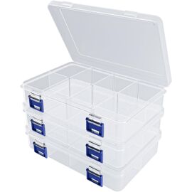 56 Grilles Boîte Rangement Perle Diamants,Compartiments Amovibles Avec Couvercles Boite