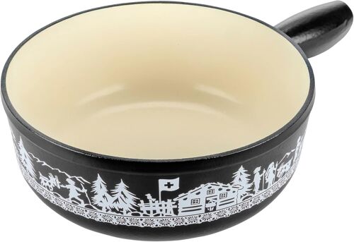 Subzonal-Caquelon 32299 Cast Iron, Noir