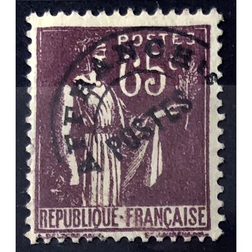 Préoblitéré Paix 65c Violet-Brun (Impeccable N° 73) Neuf** Luxe (= Sans Trace De Charnière) - France Année 1922 - Brn83 - N34131