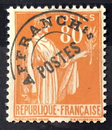 Préoblitéré Paix 80c Orange (Impeccable N° 75) Neuf** Luxe (= Sans Trace De Charnière) - France Année 1922 - Brn83 - N34133