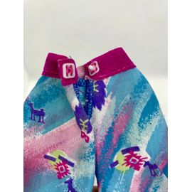 1989 Jupe culotte imprimé tex mex Vintage Barbie Western Fun fashions Mattel vêtements habits #9952