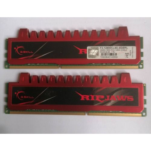 kit de deux barrettes de RAM ddr3