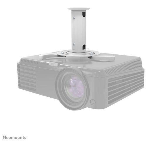 Neomounts BEAMER-C80WHITE Support de plafond pour vidéoprojecteur - h13-20 cm - orientable