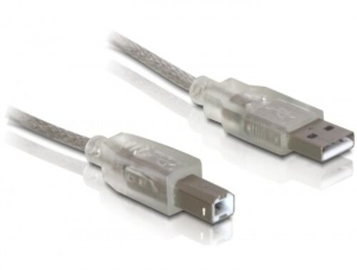 DeLOCK Cable USB 2.0 A-B - 0.5m câble USB 0,5 m USB A USB B Gris