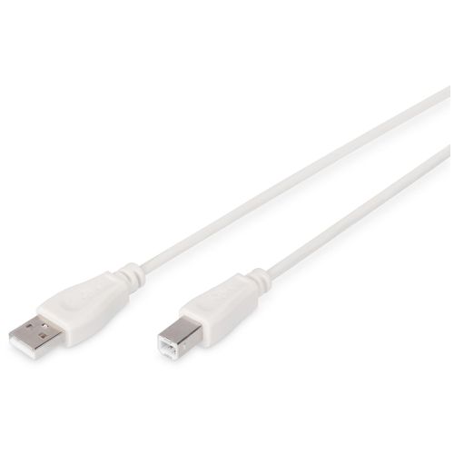 ASSMANN - Câble USB - USB (M) pour USB type B (M) - USB 2.0 - 1.8 m - moulé - beige