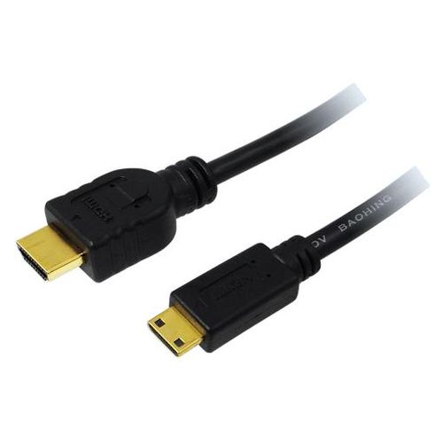 LogiLink High Speed with Ethernet - Câble HDMI avec Ethernet - HDMI mâle pour 19 pin mini HDMI Type C mâle - 1.5 m - noir