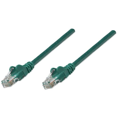 Intellinet RJ-45, M/M, 10m câble de réseau Vert Cat5e U/UTP (UTP)