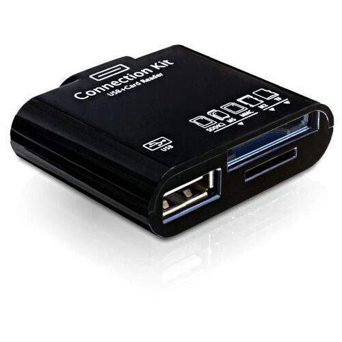 DeLOCK 65358 lecteur de carte mémoire USB 2.0 Noir