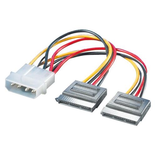 Roline - Câble d'alimentation - alimentation SATA (M) pour alimentation interne 4 plots (M)