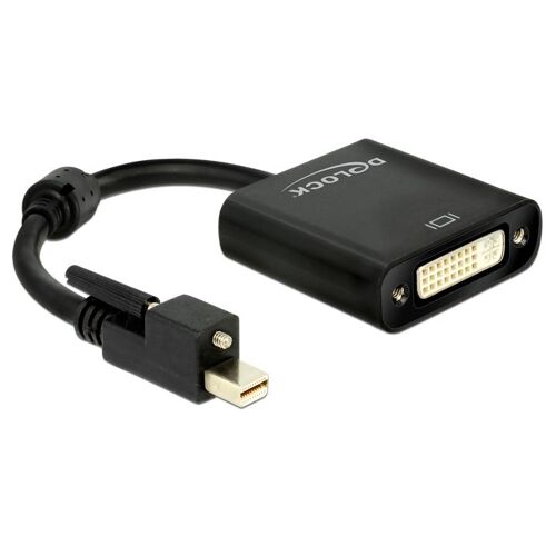 Delock - Adaptateur vidéo - Mini DisplayPort mâle pour DVI-I femelle - 25 cm - noir